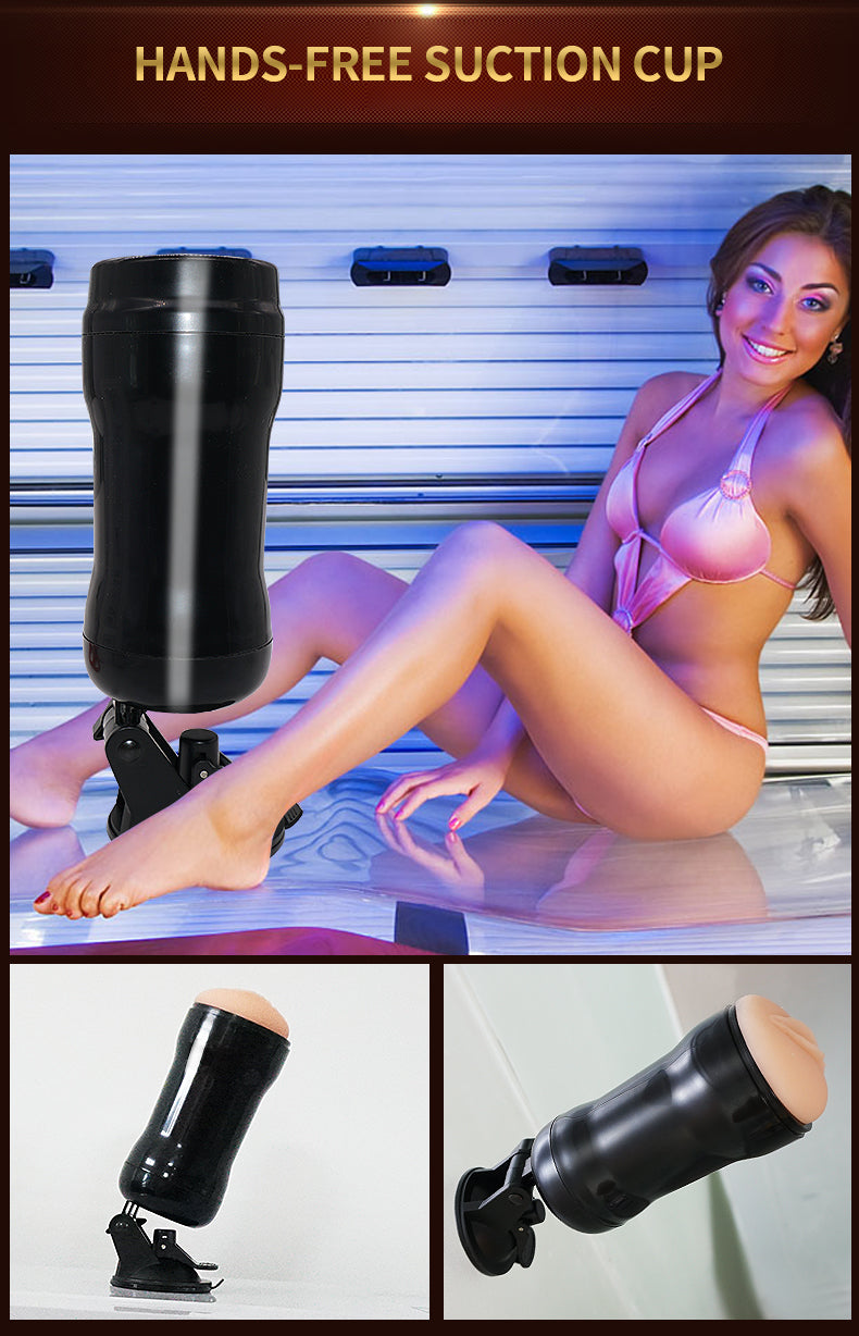 Male Masturbator Cup Vagina Vacuum Pocket Real Pussy Masturbation Devices Rotating Hand Free Suction Masturb Cup Sex Toy For Men