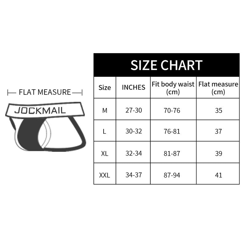 JOCKMAIL Brand Men Jockstrap Athletic Supporters Underwear, Sexy Mesh Low Rise Breathable Performance Jock Strap