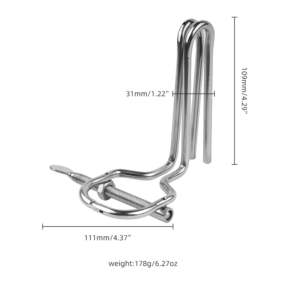 Adjustable Stainless Steel Anal Expander Vaginal Speculum BDSM Slave Anus Pussy Dilator Anal Toys Anal Vagina Enema Sex Products