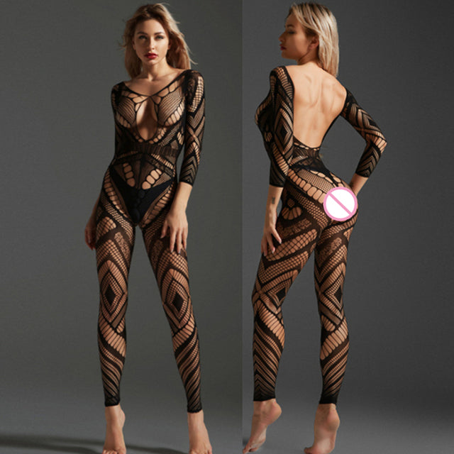 10 Styles Sexy Woman Underwear Bodysuit Open Crotch Bodystocking Fetish Porno Women Crochless Teddy Lingerie Erotic Baby Doll