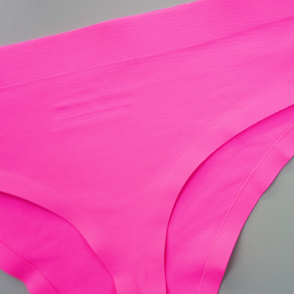 Sexy Thong Panties Woman Seamless Underwear Sports T-back Soft Ice Silk low-Rise Girl Underpants Set 3 Pcs/lot S-XL Size