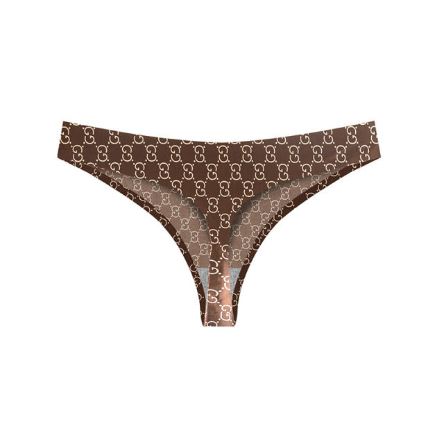 Lady Print Lovely Panties Women Cotton Seamless Underwear for Female Sexy Low Ries G-String Thongs Comfort Briefs Lingerie