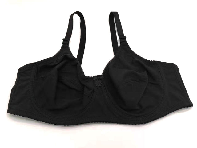 Deep V Push up bra women underwear full coverage cotton bralette adjusted-straps lingerie