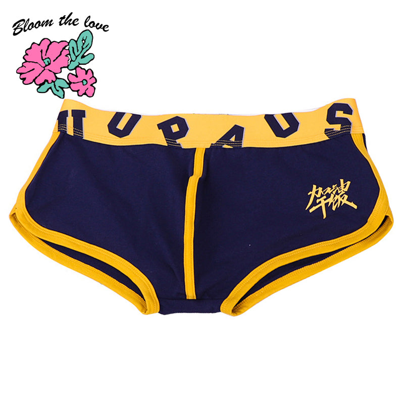 Boxer Men Underwear Cotton Mens Boxers Chinese COME ON Panties Cuecas Masculina Man Underpant Boxershorts