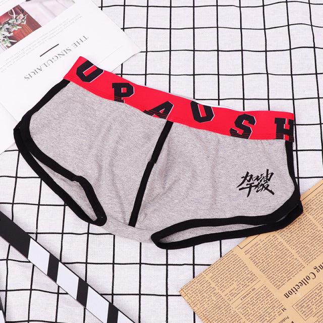 Boxer Men Underwear Cotton Mens Boxers Chinese COME ON Panties Cuecas Masculina Man Underpant Boxershorts