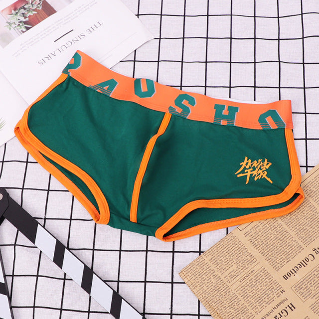 Boxer Men Underwear Cotton Mens Boxers Chinese COME ON Panties Cuecas Masculina Man Underpant Boxershorts