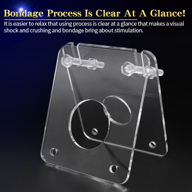 CBT Thicken Penis And Testicle Crusher Cock Rings Cage Chastity Erotic Toys For Adults 18 Equipment Bdsm Bondage Ballstretcher
