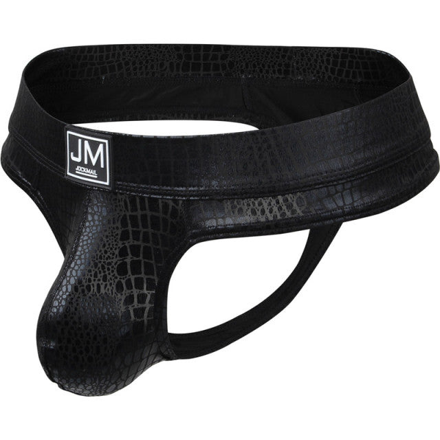 Gay Underwear Men Briefs Jockstrap Tanga Homme Slip Sexy Lingerie Erotic Homens Thongs and G Strings Big U Pouch PU Leather