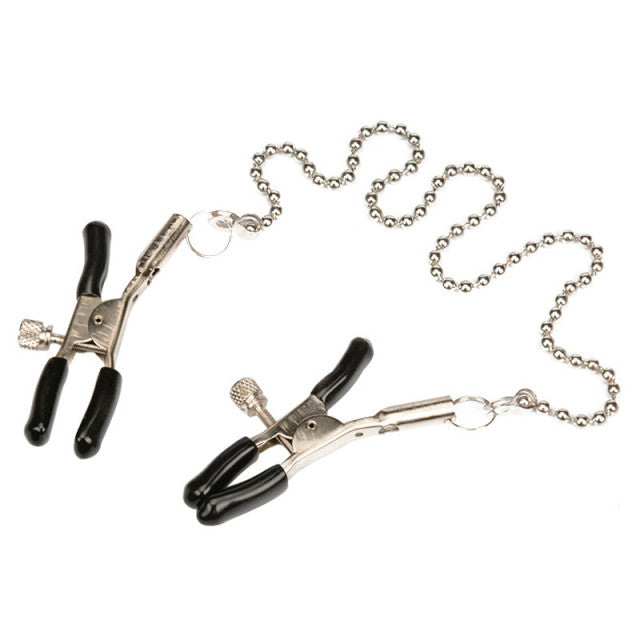 21 style 1 pair Sexy Nipple Clamps Labia Breast Nipple Clamps With Chain Clips Slave Fetish Erotic Toys bdsm Sex toys For women