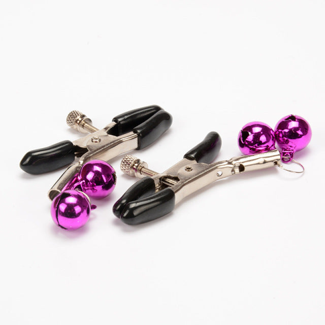 21 style 1 pair Sexy Nipple Clamps Labia Breast Nipple Clamps With Chain Clips Slave Fetish Erotic Toys bdsm Sex toys For women