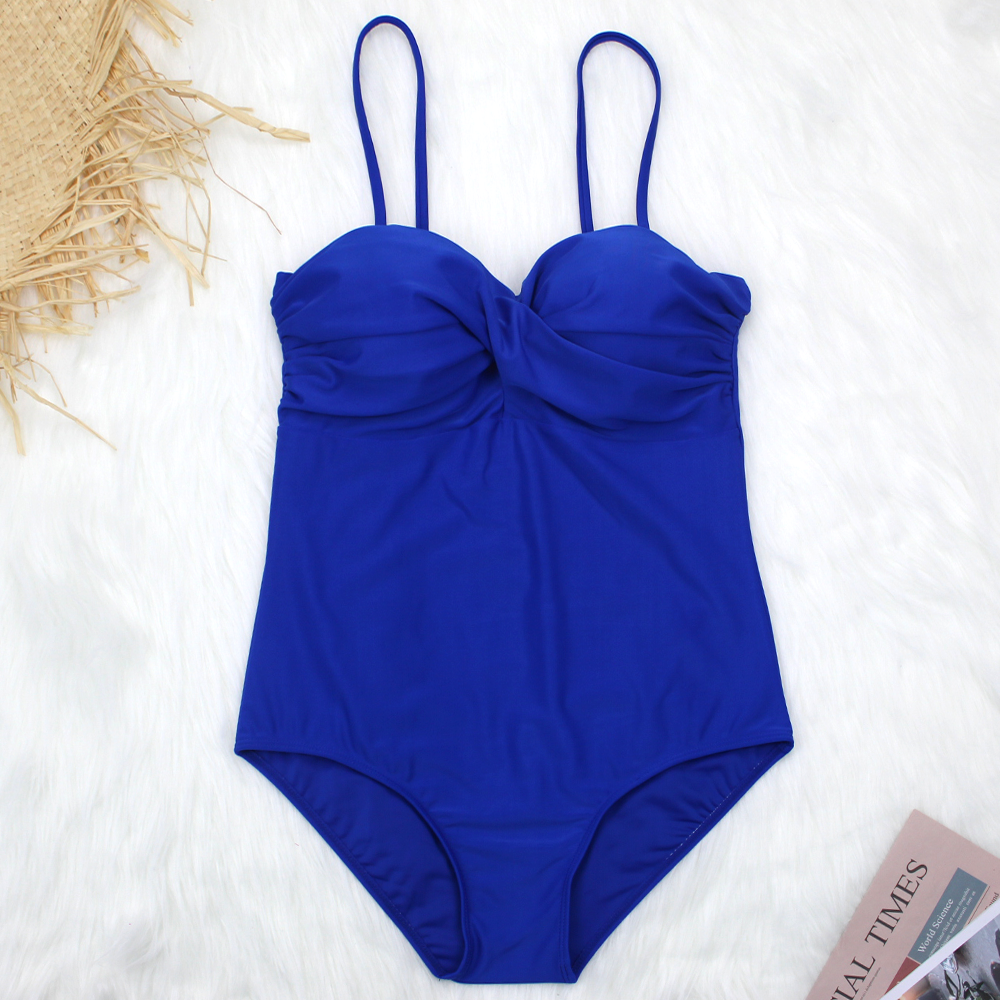 Hot Pink Swimwear One-piece Women Swimsuit New Bodysuit Push Up Twist Swimsuit Summer Beach Bathing Suits Sexy Monokini