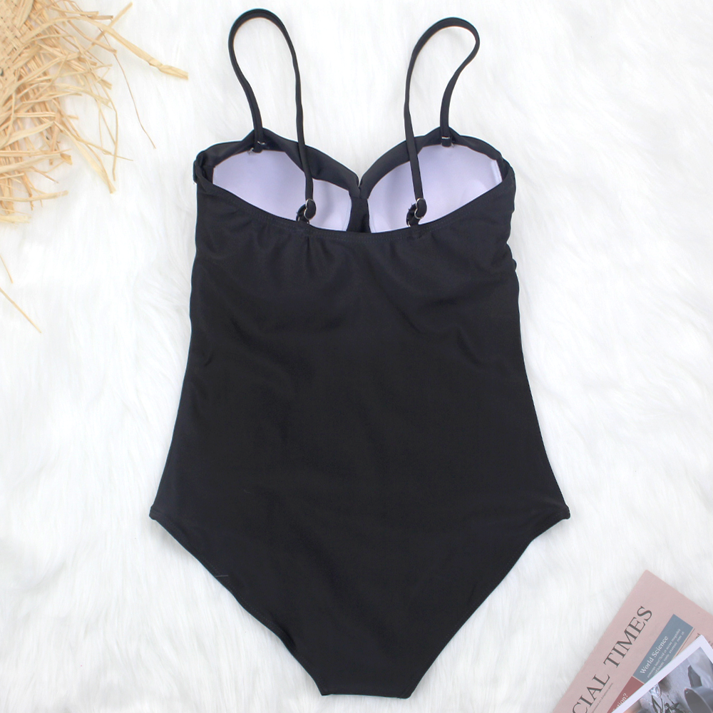 Hot Pink Swimwear One-piece Women Swimsuit New Bodysuit Push Up Twist Swimsuit Summer Beach Bathing Suits Sexy Monokini