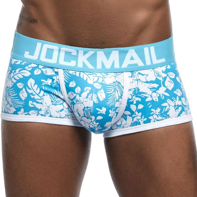 Summer Sexy Boxer Men Underwear Fitness Calzoncillos Hombre Slip Cotton Breathable Low Waist Shorts Panties Gay Penis Pouch Wear