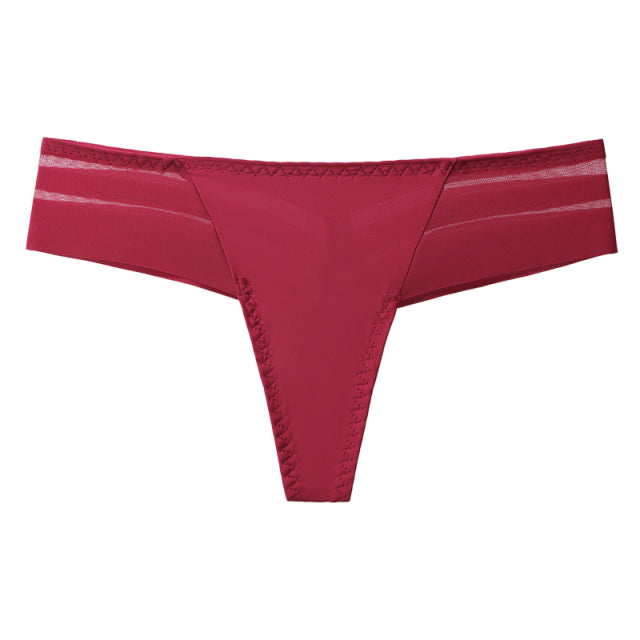 G-String Panties Seamless Perspective Transparent Underwear Sexy Women Underpants Female Thong