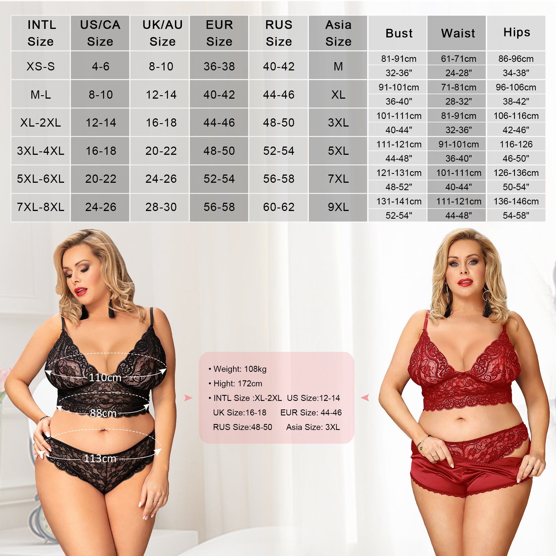 Comeondear Satin Pajama Sets Large Size Sexy Woman Nightie Lace Lingerie Costumes Sets Ladies Nightwear Floral Transparent Top