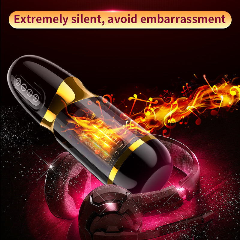 Automatic Male Masturbator 10*10 Modes Telescopic Rotation Soft Silicone Vagina Pocket Adult Masturbation Cup sex toys for men