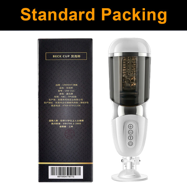 Automatic Male Masturbator 10*10 Modes Telescopic Rotation Soft Silicone Vagina Pocket Adult Masturbation Cup sex toys for men