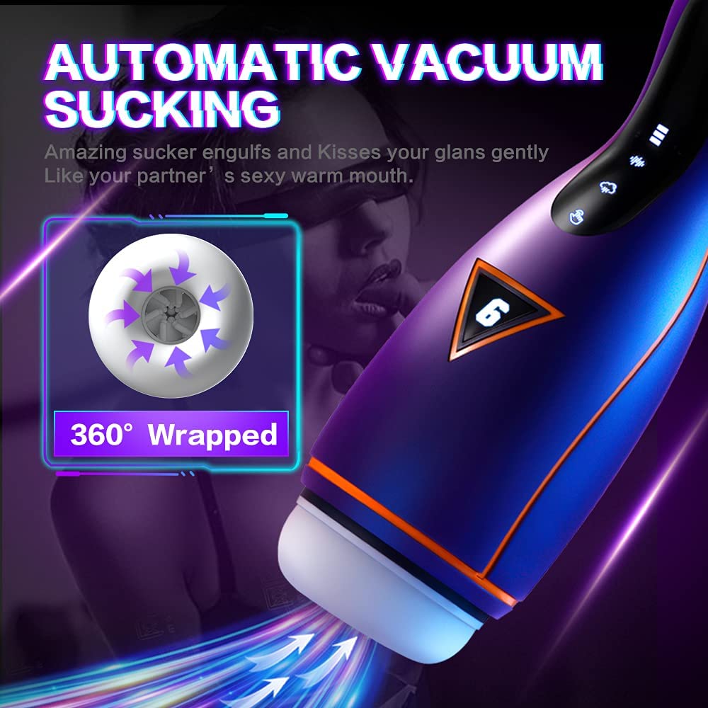 Automatic Sucking Masturbators Heating Multi Speed Vibrator Real 3D Texture Vagina Masturbation Cup Sex Toys for Men Adult Shop