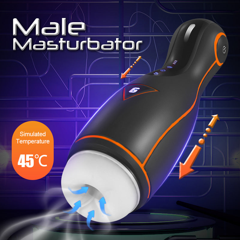 Automatic Sucking Masturbators Heating Multi Speed Vibrator Real 3D Texture Vagina Masturbation Cup Sex Toys for Men Adult Shop