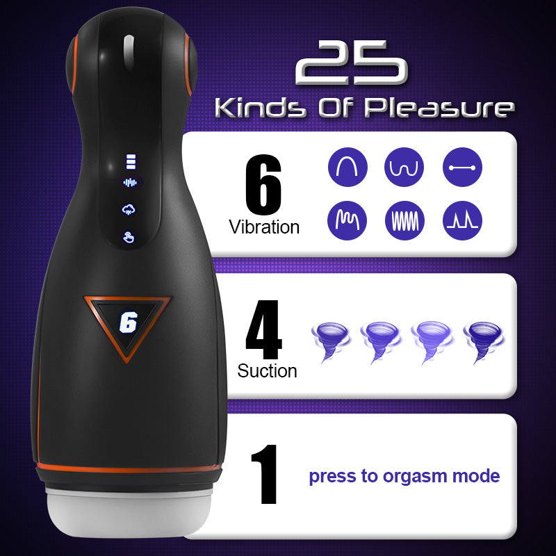 Automatic Sucking Masturbators Heating Multi Speed Vibrator Real 3D Texture Vagina Masturbation Cup Sex Toys for Men Adult Shop
