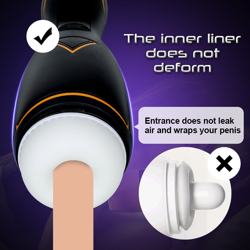 Automatic Sucking Masturbators Heating Multi Speed Vibrator Real 3D Texture Vagina Masturbation Cup Sex Toys for Men Adult Shop