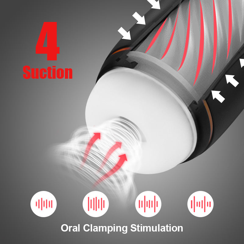 Sucking Masturbator Male 6*4 Adjustable Modes Masturbation Cup Automatic Vibrating Heating Burst Masturbators Sex toys for men
