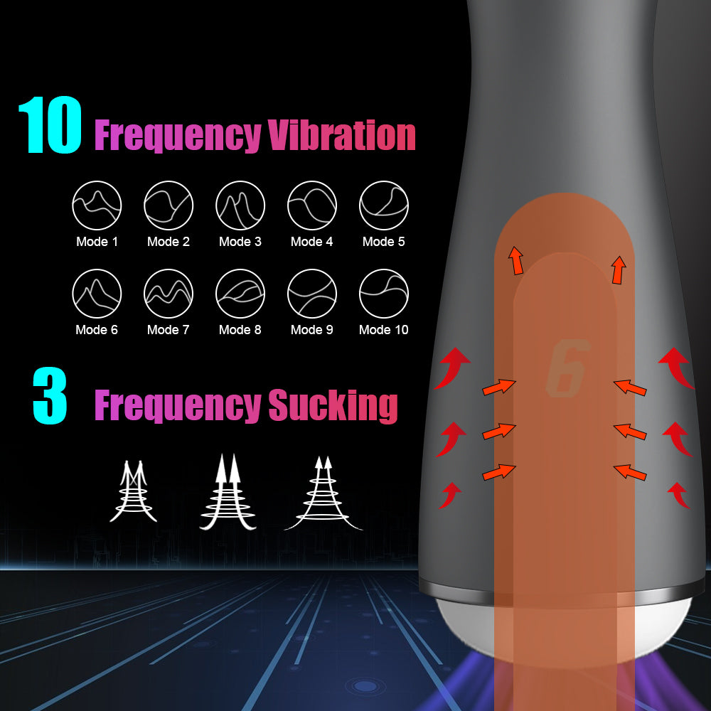 Sucking Masturbator Male Real Blowjob Masturbators Vacuum Clamping Vibration heating Voice Interactive Adult Sex Toys for Men