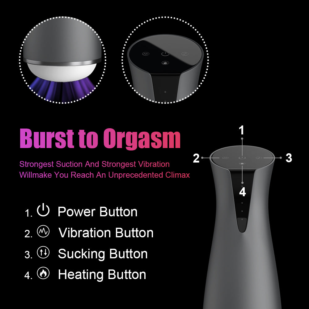 Sucking Masturbator Male Real Blowjob Masturbators Vacuum Clamping Vibration heating Voice Interactive Adult Sex Toys for Men