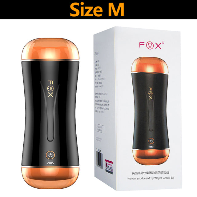 Masturbator Male 10 Speeds Vibrating Dual Channel Mouth Vagina Real Pussy Masturbator Erotic Sex Machine Adult Sex Toys for Men