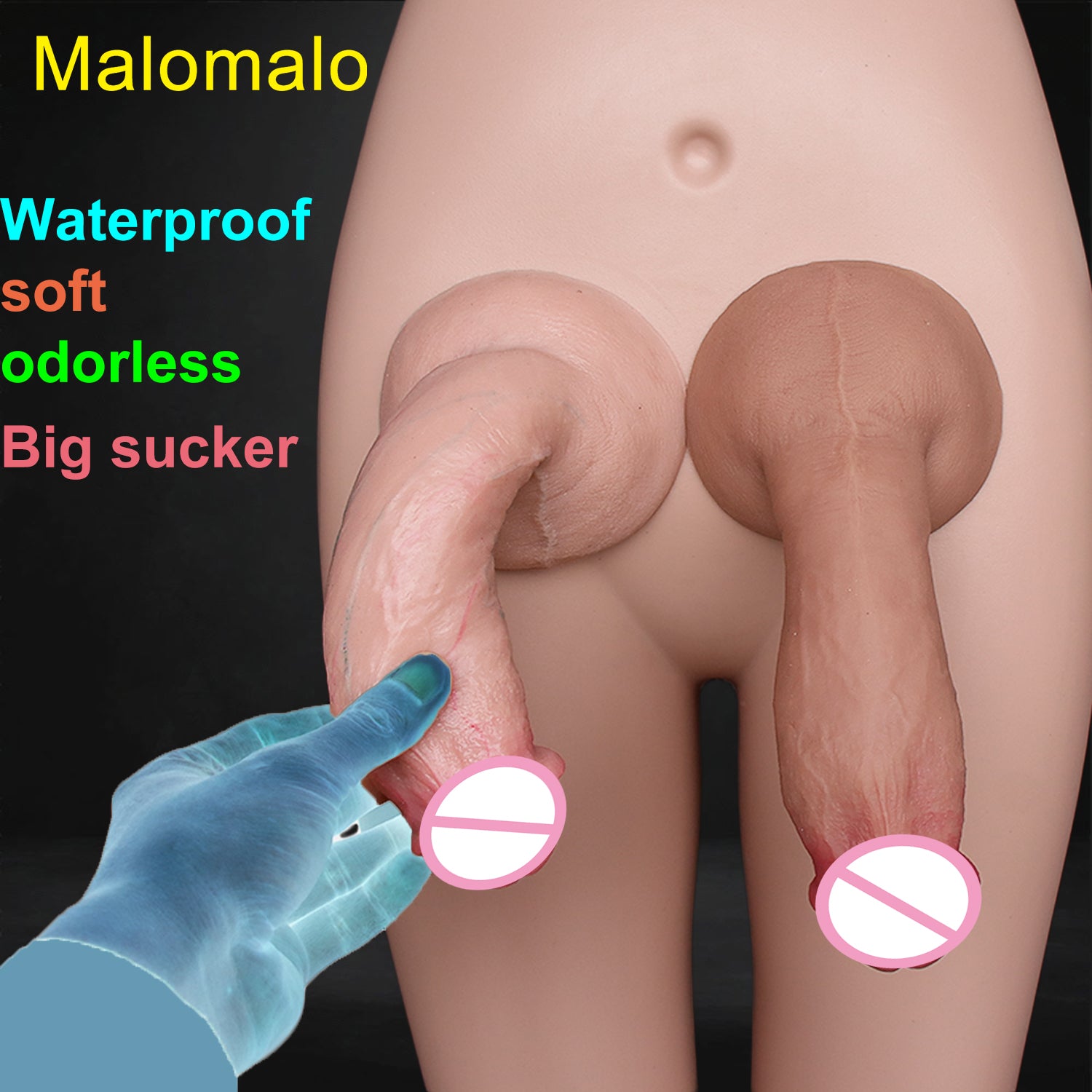 Skin Feel Realistic Rubber Dildo Lesbian Masturbators Silicone Dick Big Suction Cup Penis Anal Plug Sex Toy for Men Women