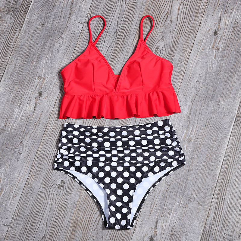 Bikini Push Up Summer Floral Sexy Swimwear Sport Women Plus Size Swimming Suit For Women Swimsuit High Waist Bikini Set