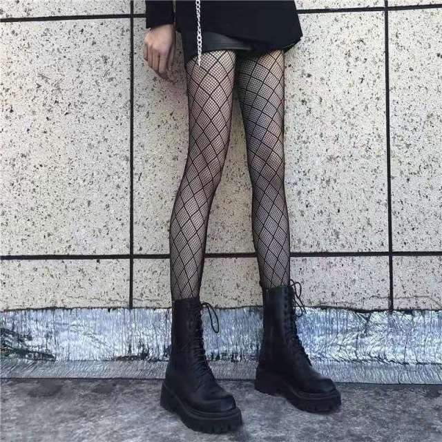 Women Anime Cosplay Lolita Girls Tights Black Sexy High Waist Fishnet Nylon Stocking Mesh Hosiery Pantyhose