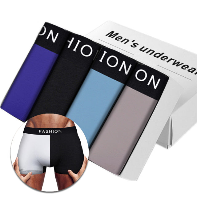 4Pcs High Quality Underwear Man Boxer Homme Cotton Men underpants Boxershorts Men Boxers Sexy Boxer Shorts Penis Size M-3XL