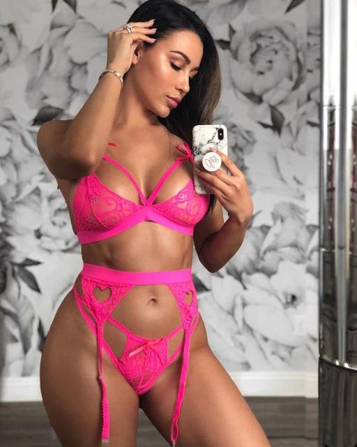 Lingerie Sexy Hot Erotic Intimates Bra Sets Panty G-string Set Sexy Transparent Lingerie Lace Open Bra Brief Sets