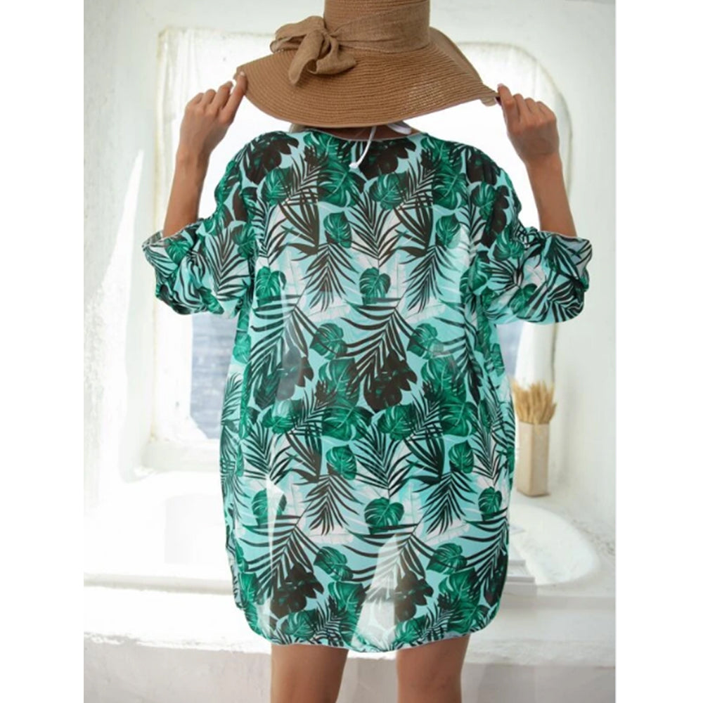 Sexy Bikinis And Cover Set Women Swimsuit Printed Swimwear High Waist Summer Strappy Bathing Suit Beach Wear Biquini Female