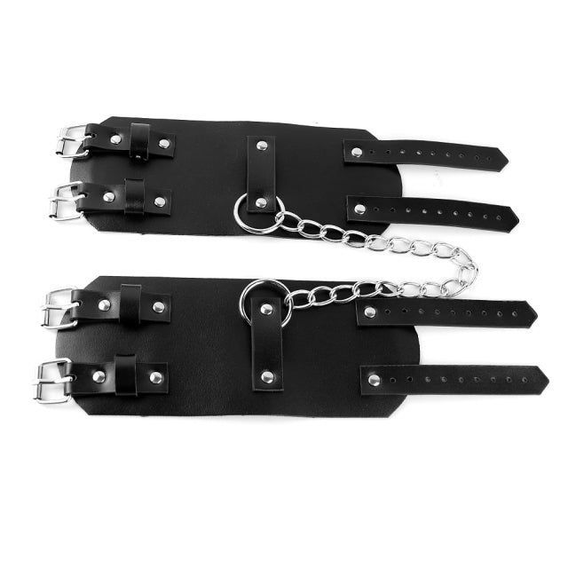 Leather Sexy Harness Women Garter Bondage Goth Set Women Thigh Belt Suspender Waist Lingerie Sexy Wedding Garter Underwear bas