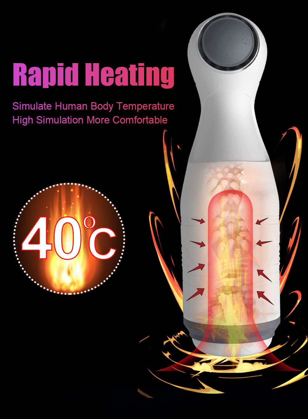 Automatic Sucking Masturbator Male Soft Channel Vibrating Training Climax Masturbation Cup Sex toys for men Adult Sex Shop