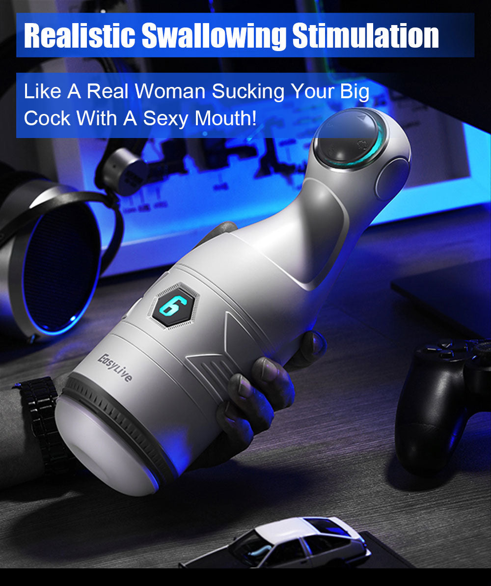 Automatic Sucking Masturbator Male Soft Channel Vibrating Training Climax Masturbation Cup Sex toys for men Adult Sex Shop