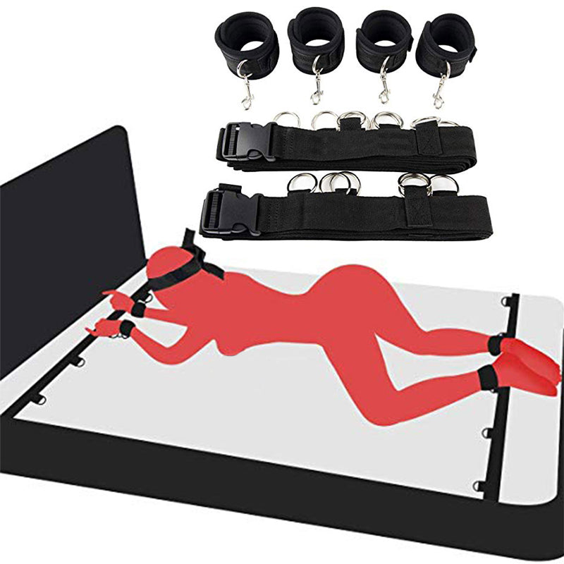 Handcuffs Ankle Cuffs BDSM Bondage Set Slave Restraint Open Leg Sex Toys For Women Adult Games Erotic Accessories Sex Products