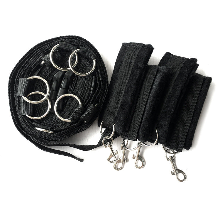 Handcuffs Ankle Cuffs BDSM Bondage Set Slave Restraint Open Leg Sex Toys For Women Adult Games Erotic Accessories Sex Products