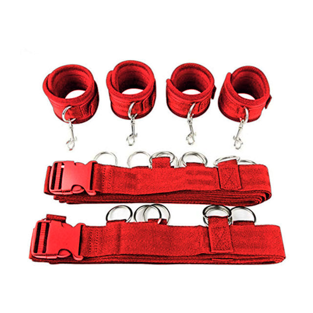 Handcuffs Ankle Cuffs BDSM Bondage Set Slave Restraint Open Leg Sex Toys For Women Adult Games Erotic Accessories Sex Products