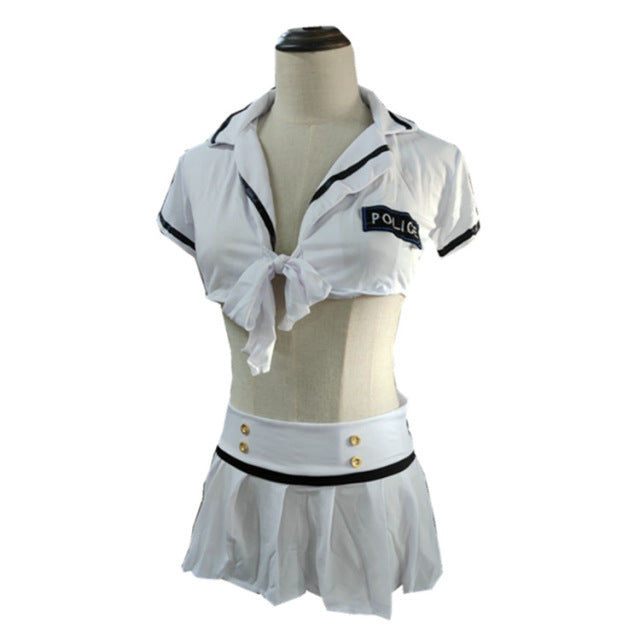 Cosplay women Sexy lingerie Sailor DS stage costumes sexy low waist splits student Stewardess cosplay uniforms Nightclubs outfit