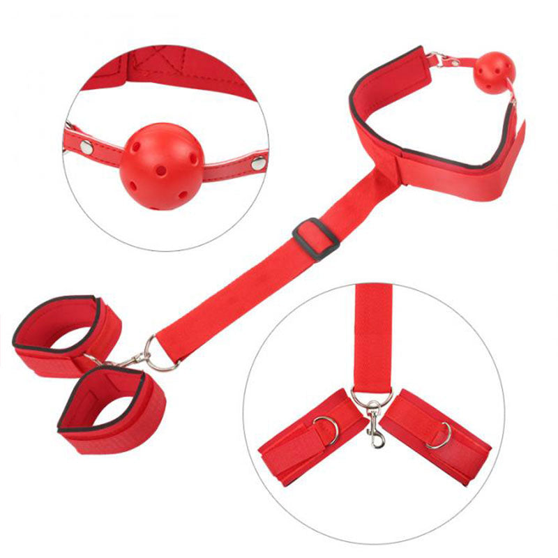 Adult Sex Products BDSM Sex Bondage Erotic Bondage Bed Games Set Women Handcuffs Ankle Cuff Restraints Sex Toys for Couples New