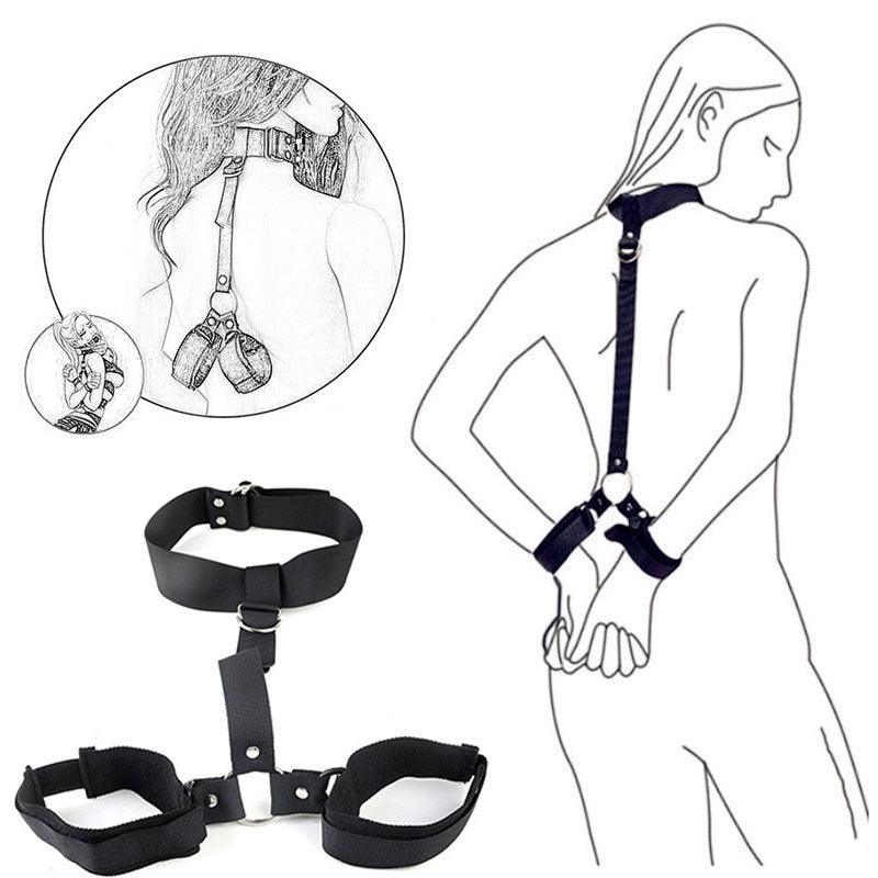 Adult Sex Products BDSM Sex Bondage Erotic Bondage Bed Games Set Women Handcuffs Ankle Cuff Restraints Sex Toys for Couples New