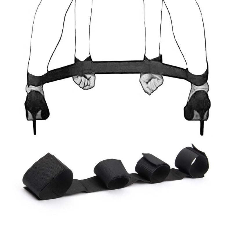 Adult Sex Products BDSM Sex Bondage Erotic Bondage Bed Games Set Women Handcuffs Ankle Cuff Restraints Sex Toys for Couples New