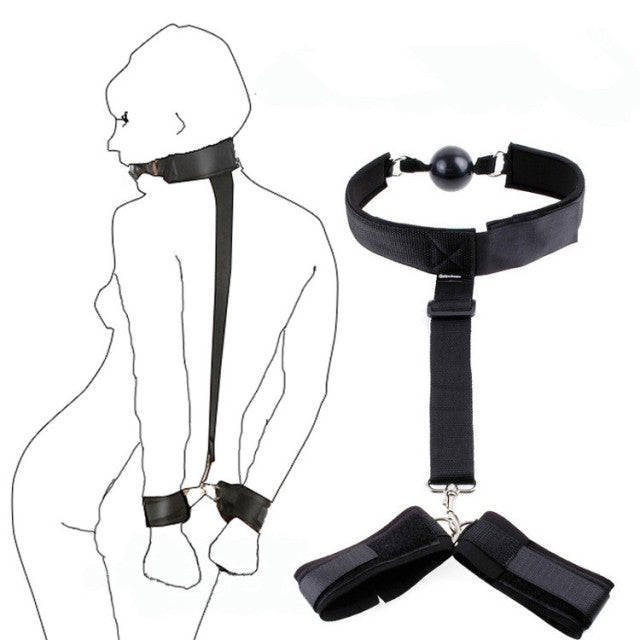 Adult Sex Products BDSM Sex Bondage Erotic Bondage Bed Games Set Women Handcuffs Ankle Cuff Restraints Sex Toys for Couples New