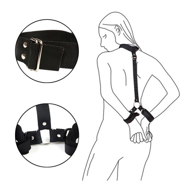 Adult Sex Products BDSM Sex Bondage Erotic Bondage Bed Games Set Women Handcuffs Ankle Cuff Restraints Sex Toys for Couples New