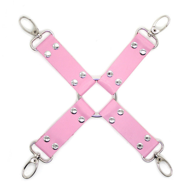 Adult Sex Products BDSM Sex Bondage Erotic Bondage Bed Games Set Women Handcuffs Ankle Cuff Restraints Sex Toys for Couples New