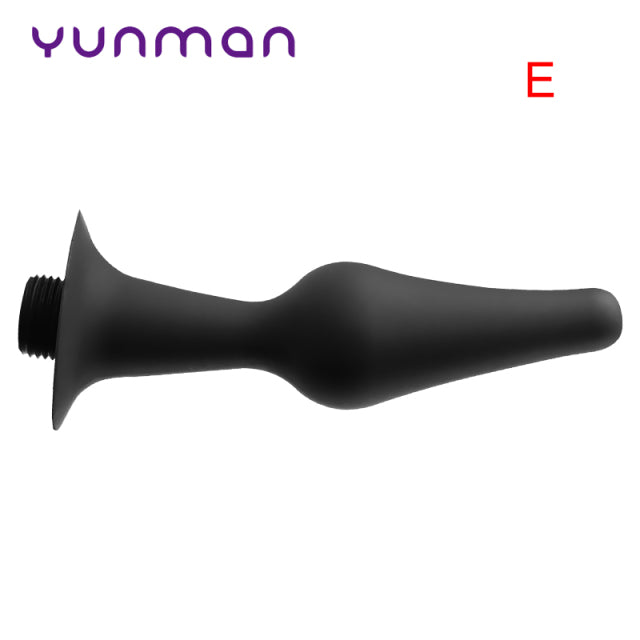Newly Soft Silicone Enemator Connectable Shower Head Enema Douche Cleaner for Male Female Unisex Bdsm Fetish Deep Anal Gay Slave