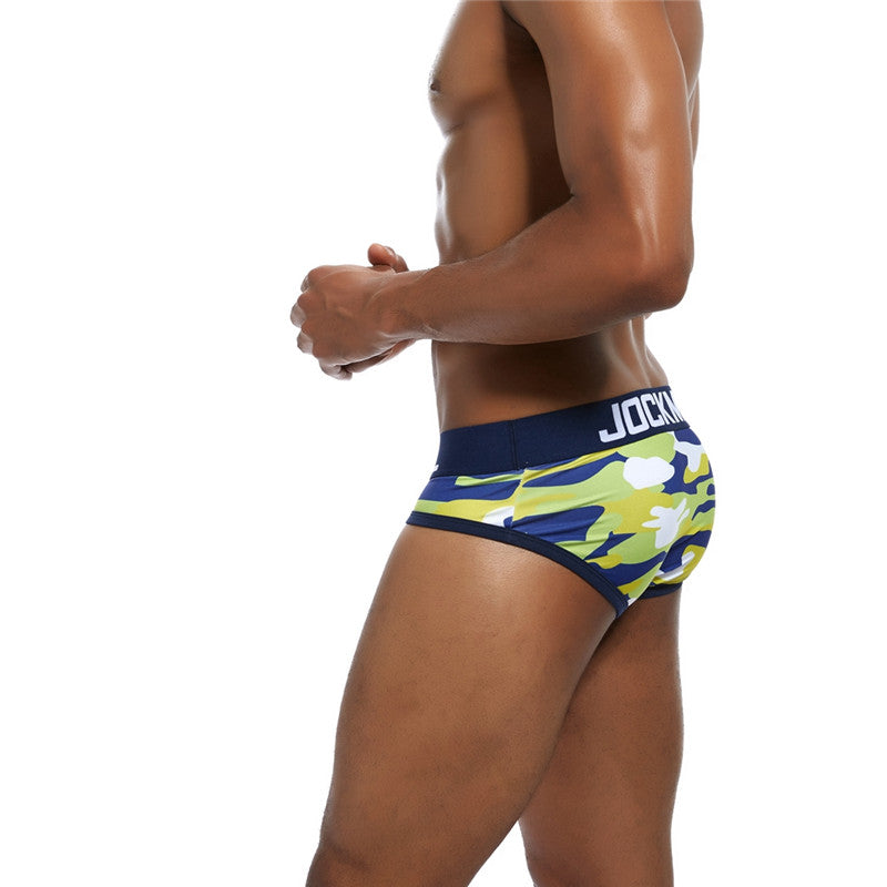 Camouflage Sexy Men Underwear Jockstrap Nylon Jock strap Bikini G-strings Men thong Men Briefs Gay underwear Penis Pouch